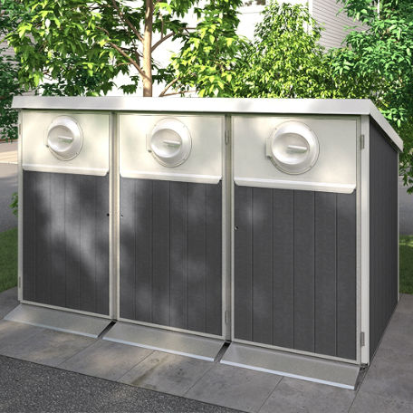 Kärlskåp i komposit 3 x 660L