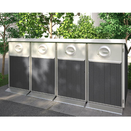 Kärlskåp i komposit 4 x 660L