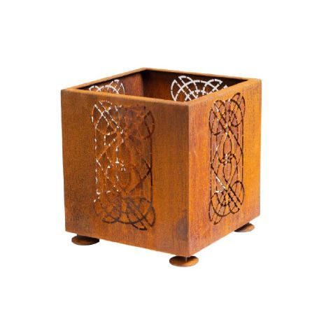 Eldstad Laterna i Corten
