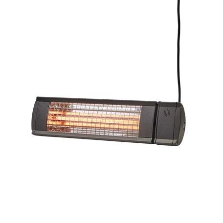 Väggupphängd Terrassvärmare Heat1 ECO High-line 1500 W titanium