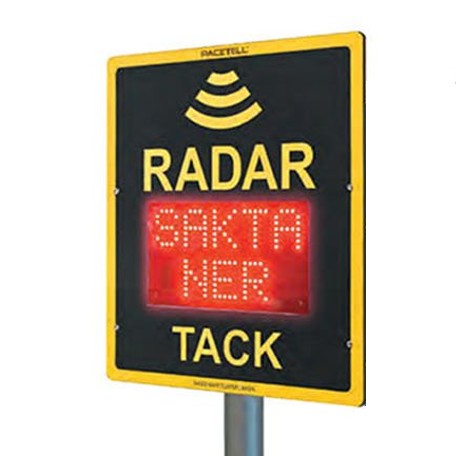 Hastighetsdisplay Mini RADAR